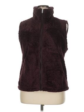 The North Face Women's Plush Zip-Front Vest - Dark Plum